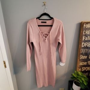 F2F Sweater bodycon dress